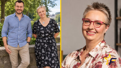 Mit wem ist Adriane Rickel verheiratet