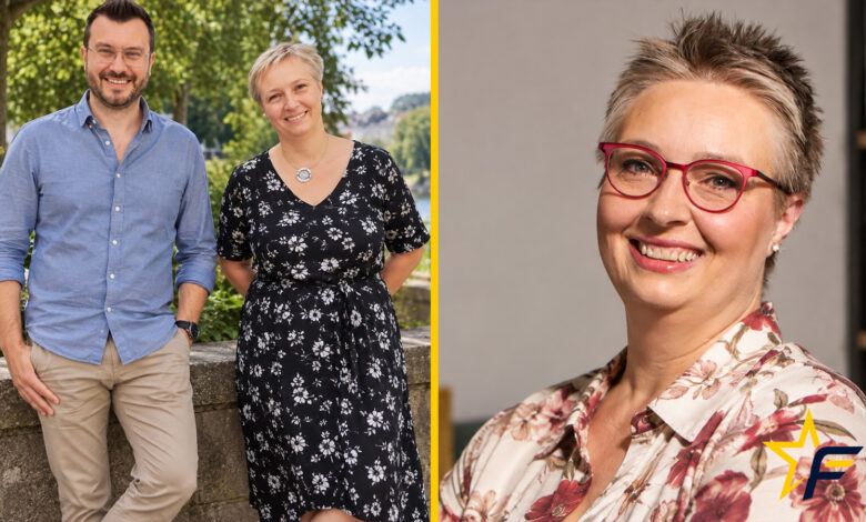 Mit wem ist Adriane Rickel verheiratet