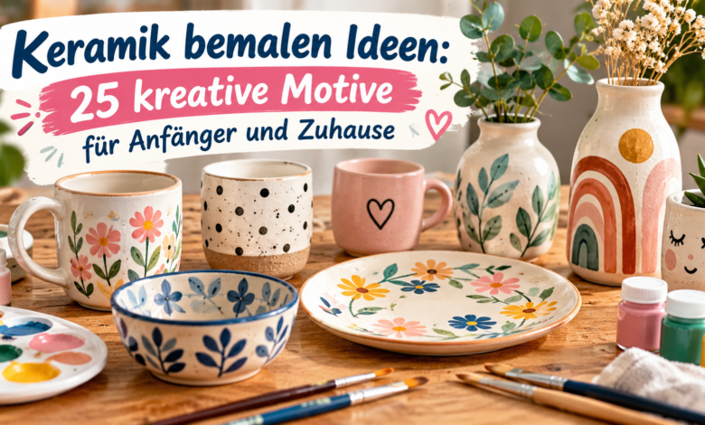 Keramik bemalen Ideen